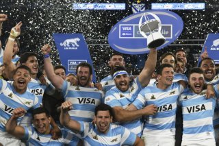 La joie des Pumas argentins KEYSTONE/AP/Gustavo Garello